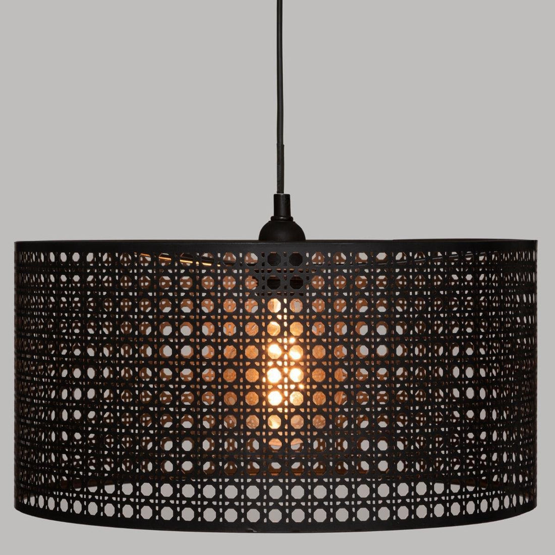 Lampe à suspension en métal Atmosphera Design D38 noir