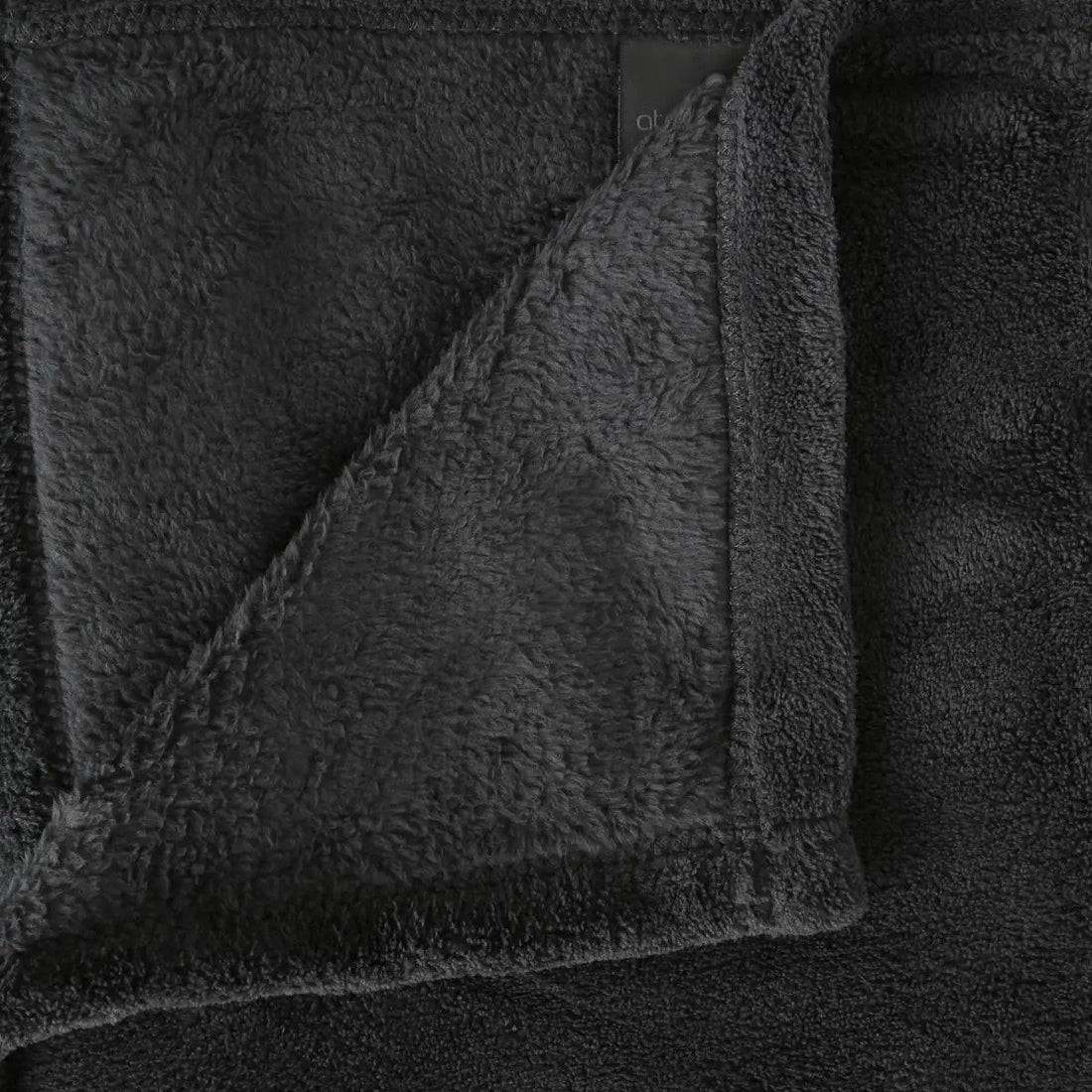 Atmosphera Large Fleece Sofa Throw / Fleece Blanket - Anthracite - 180 x 230 cm
