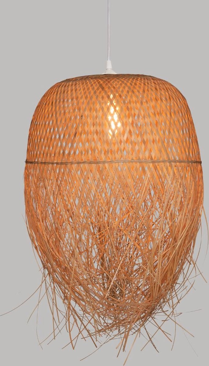 Atmosphera Hängelampe Elis – E27, nicht enthalten – Ø40xH60cm – Natur