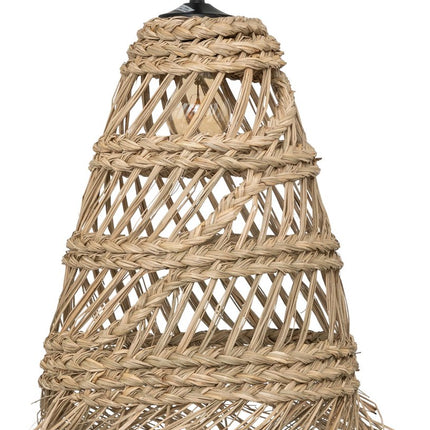 Hanglamp Lahys - E27, niet inbegrepen - Ø28xH48cm - Naturel