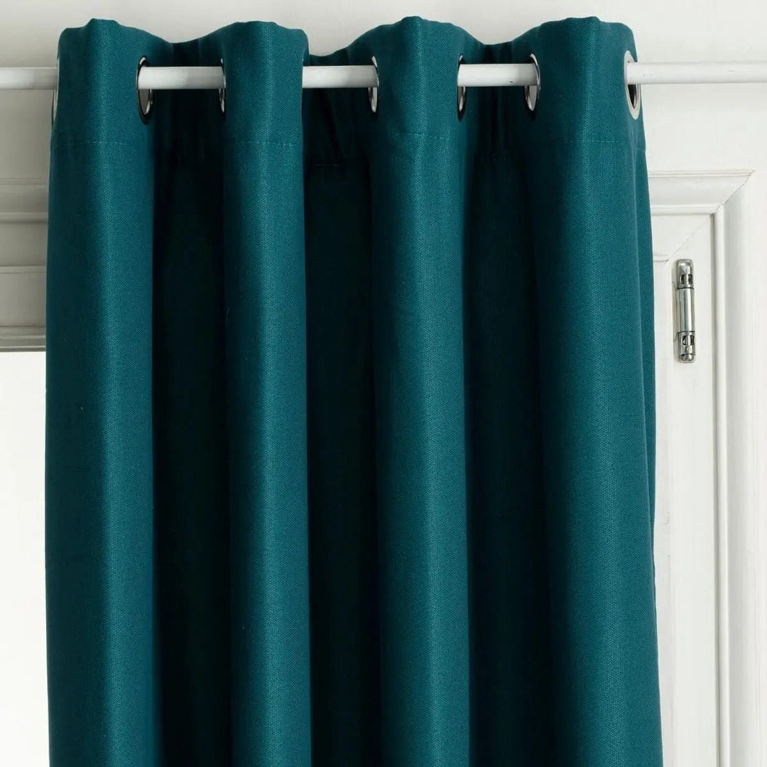 Atmosphera Isa isolatiegordijn eendenblauw – 8 oogjes, 140 x 260 cm – foto 2