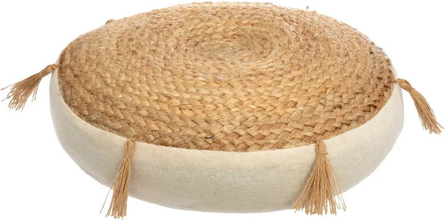Vloerkussen Rituals - beige - jute/katoen - 38 x 8 cm