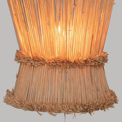 Wandlamp Loa Ø30cm - Raffia - Naturel