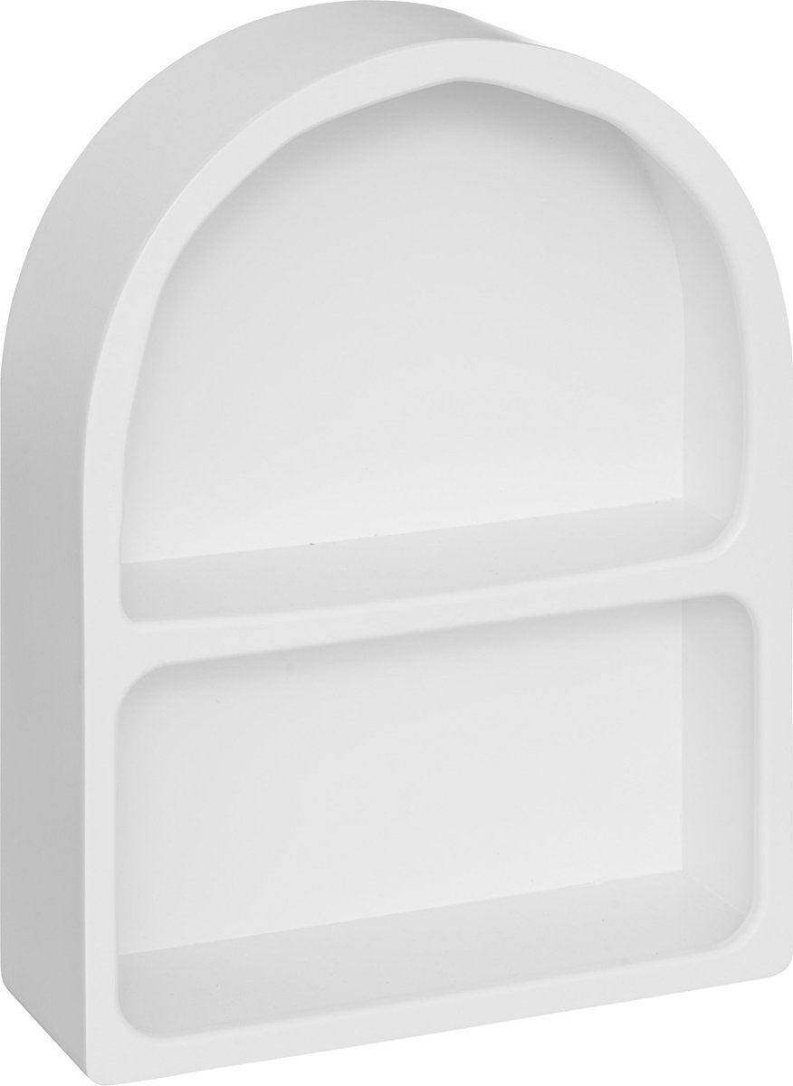 Atmosphera Wall Shelf Rivi - 35 x 12 x 45 cm - White