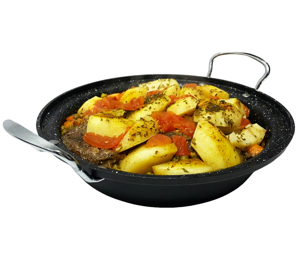 Inductie tajine Ø 30 cm met aardewerk deksel – gietaluminium, 4–8 personen – foto 6