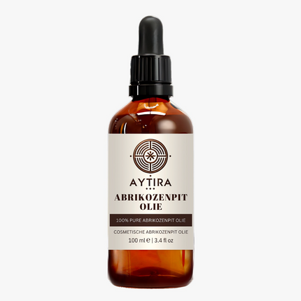 Aytira Abrikozenpit Olie 100 ml – 100% Pure Cosmetische Olie – Voor Gezicht, Huid & Babyverzorging