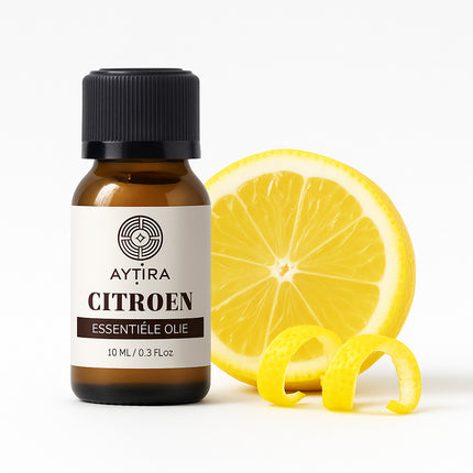 Aytira Citroen Essentiële Olie – 100% Puur & Opwekkend – 10ml