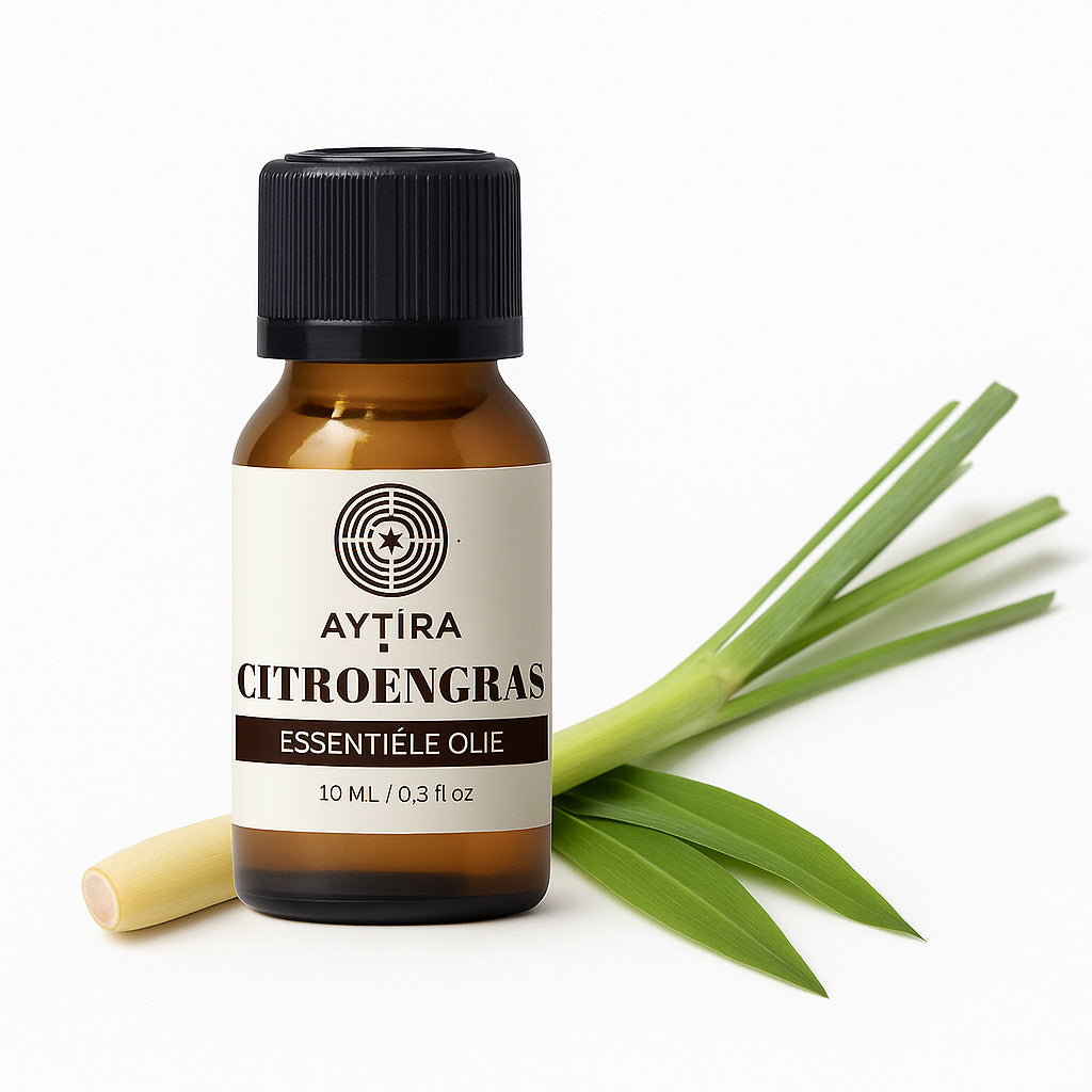 Aytira Citroengras Essentiële Olie – 100% Puur & Verfrissend – 10 ml