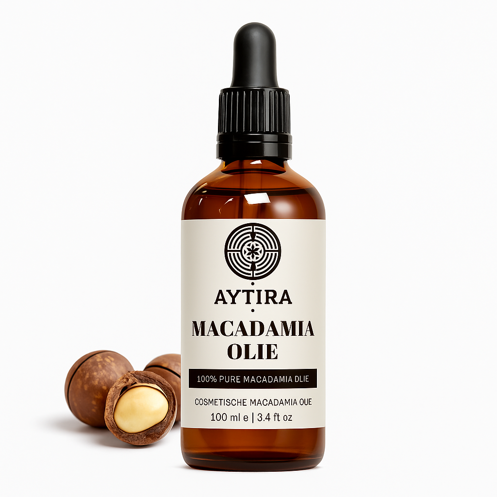Aytira macadamia olie 100 ml – pure olie voor huid, haar en massage