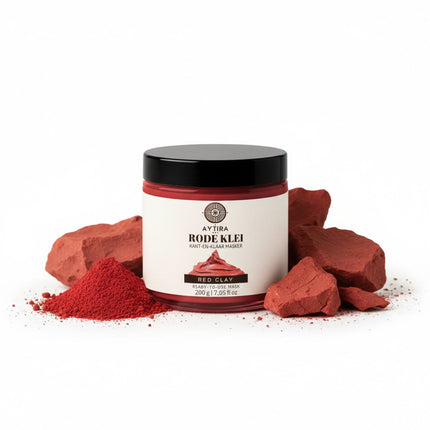AYTiRA Rode Klei Masker – Kant-en-klaar 200 g | Zuiverend & Verhelderend