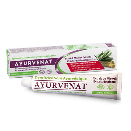 Ayurvedische tandpasta met miswak BIO