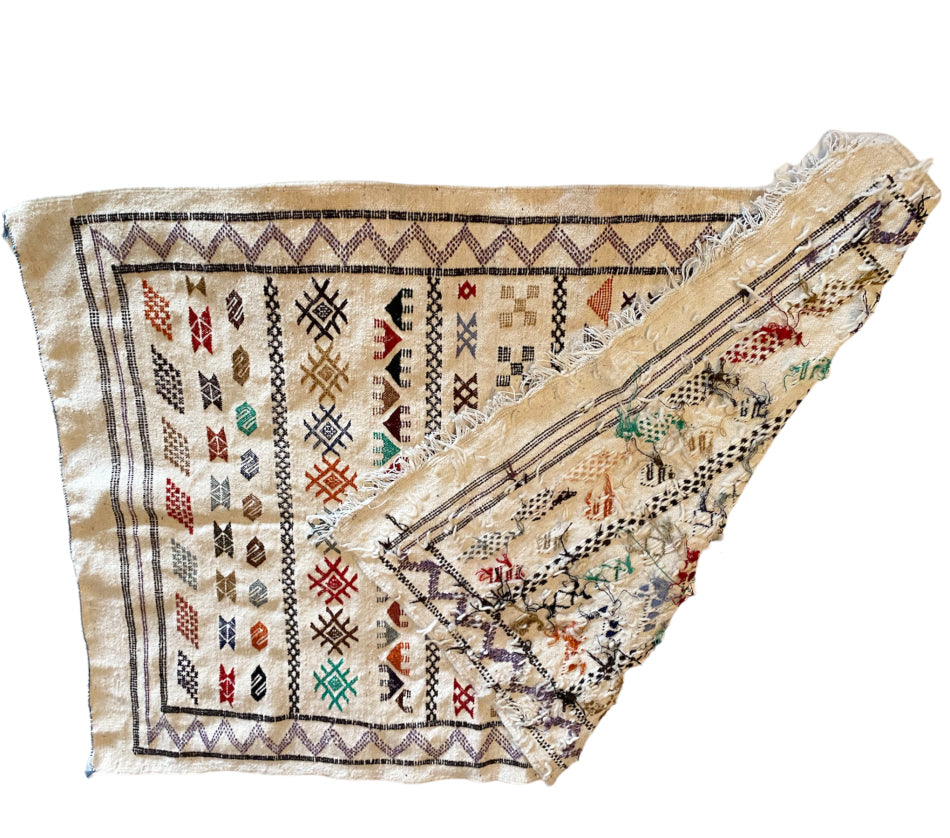 Tapis berbère Kilim Azilal marocain 150x105 cm