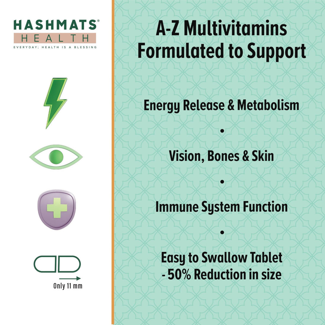 Multivitamines Halal certifiées A-Z 30 - avec 33 bio-éléments par HASHMATS®
