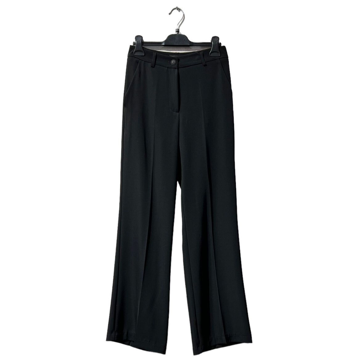 Wide leg broek lang voor dames – soepel vallende stof met elastaan – foto 7