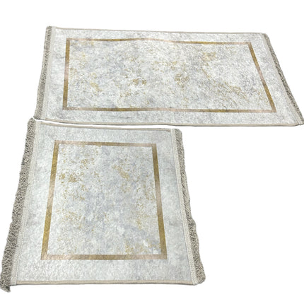 2 luxe Douchematten – Badkamer mat- Antislip - Vloermat - Waterabsorberend en Wasbaar