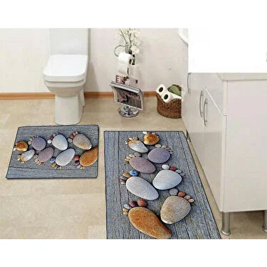 2 luxe Douchematten – Badkamer mat- Antislip - Vloermat - Waterabsorberend en Wasbaar