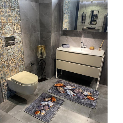 2 luxe Douchematten – Badkamer mat- Antislip - Vloermat - Waterabsorberend en Wasbaar