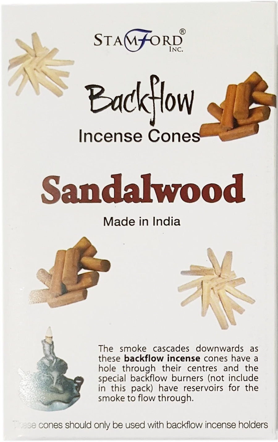 Sandalwood - Stamford Backflow Incense Cones