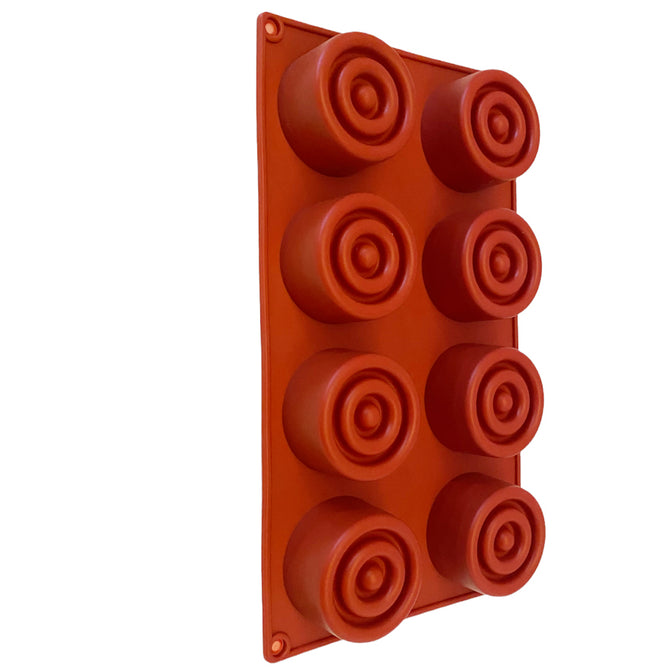 Siliconen Bakvorm swirly cilinders