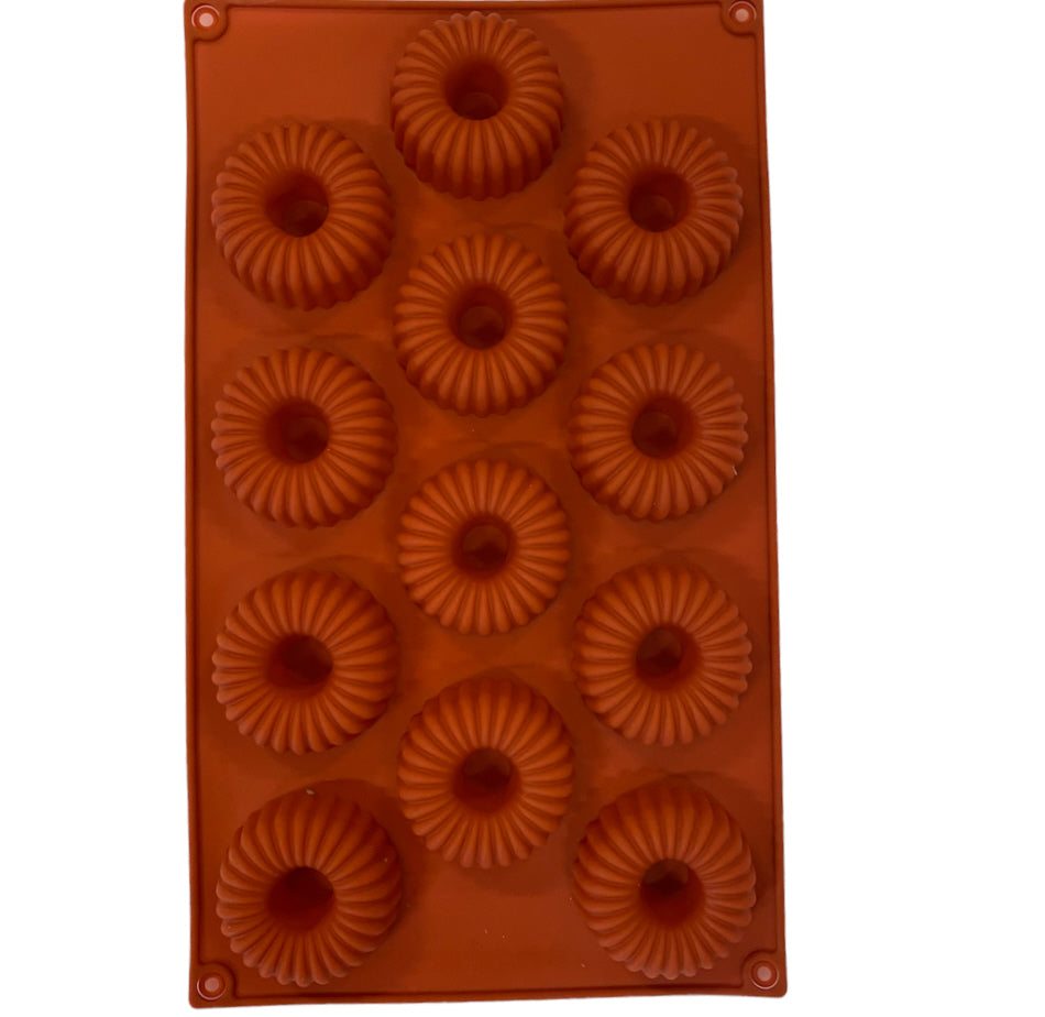 Moule de cuisson en silicone 12 cavités