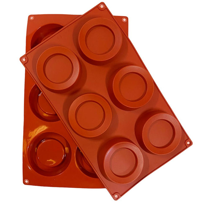 Siliconen Bakmal - bakvorm 6 vormpjes