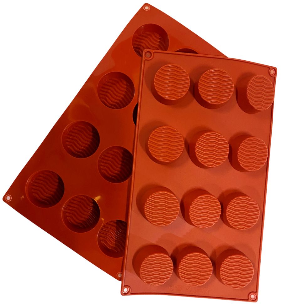 Moule à cake en silicone 12 cavités
