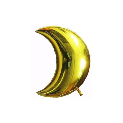 Maan ballon goud groot