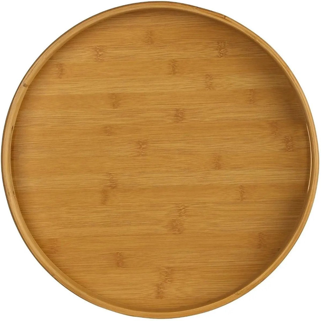 Bamboe dienblad/serveerblad rond met handvatten – Ø 40 cm, Secret de Gourmet – foto 2