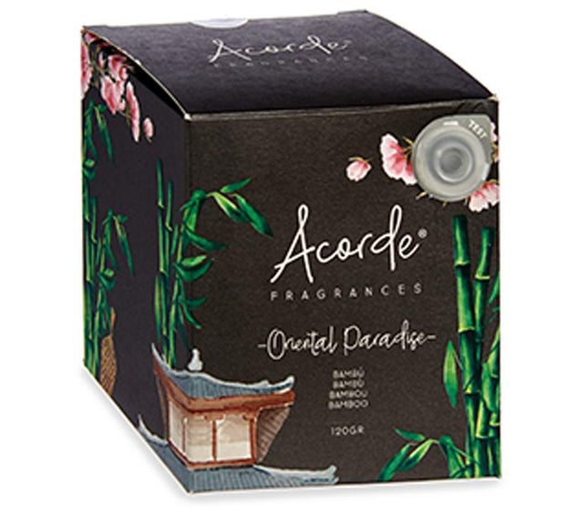 Acorde Geurkaarsen In Glas - Bamboe Kristallen Kaars 120 gr