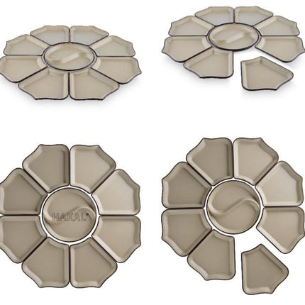 9 Delig Serveer set - Melamine - 66 cm
