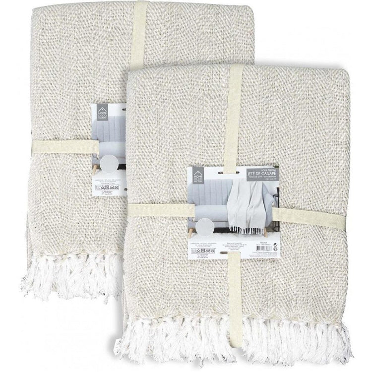 Plaid beige 125x150cm