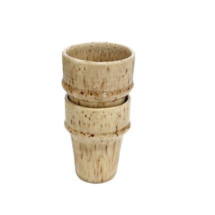 Set van 2 Marokkaanse aardewerk Espresso kopjes 70 ml