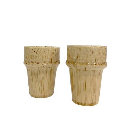 Set van 2 Marokkaanse aardewerk Espresso kopjes 70 ml