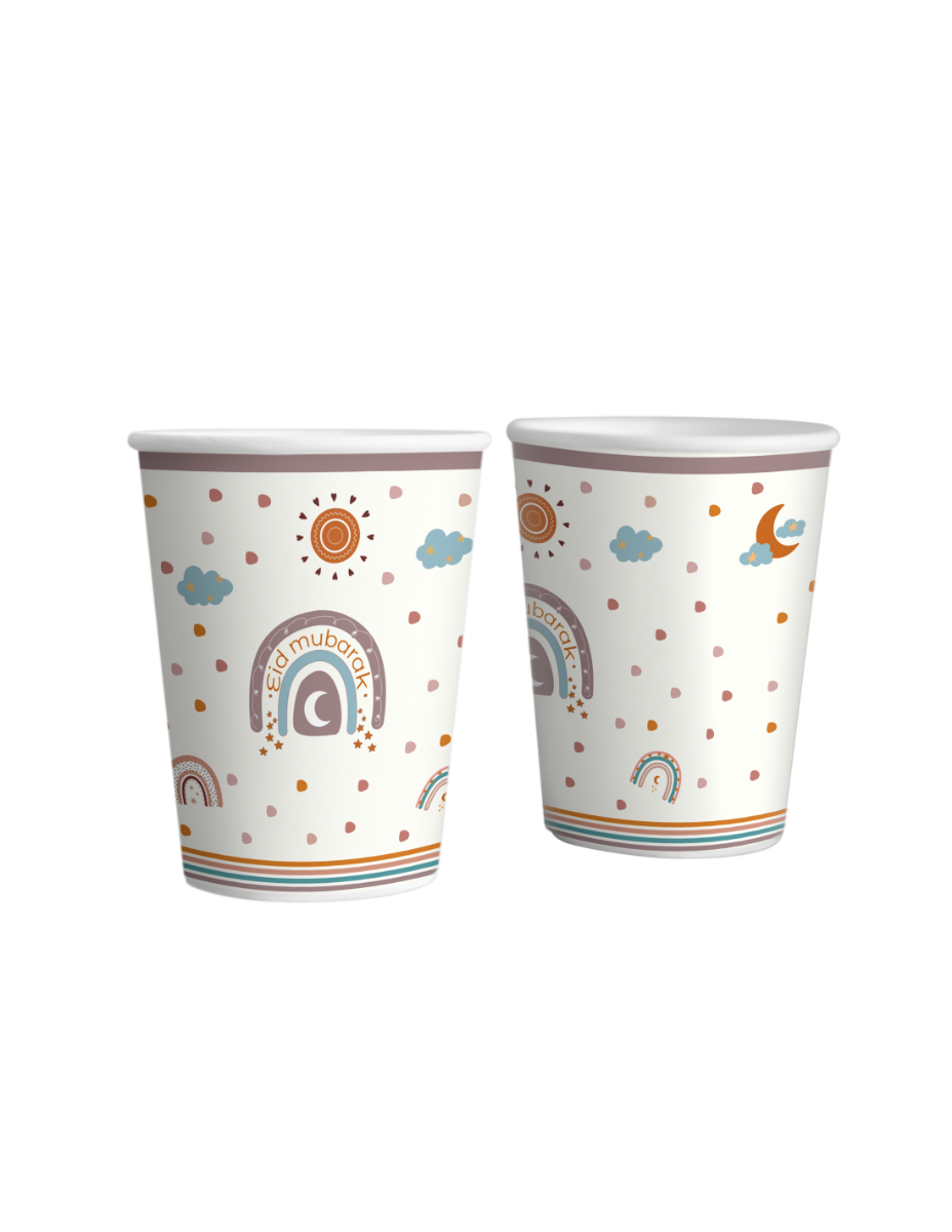 Cups - Eid Rainbow (set of 6)
