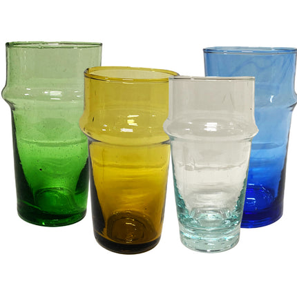 Traditioneel gekleurde Marokkaanse Beldi glazen 12 cm