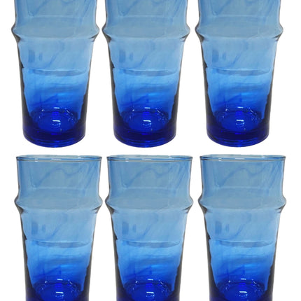 Set 6 Mondgeblazen Marokkaanse Beldi glazen 12 cm