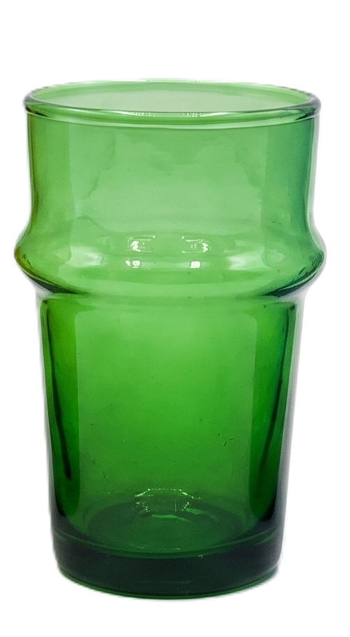 Marokkaanse glazen in geel, groen of blauw – 9,5 cm hoog, Ø 6 cm – foto 4
