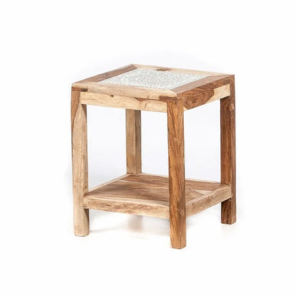 Bijzettafel met mozaïek top – small
