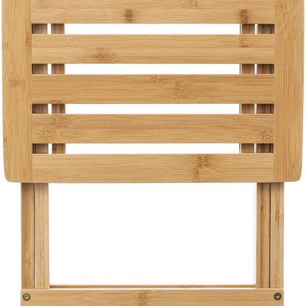 Bijzettafel opvouwbaar - bamboe hout - L39 x B33 x H44 cm