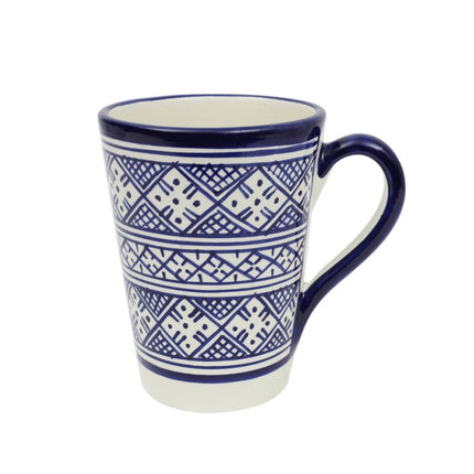 Marokkaanse Aardewek beker blauw