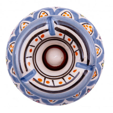 Asbak turquoiseblauw