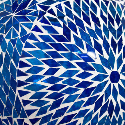 Oosterse lamp mozaïek blauw