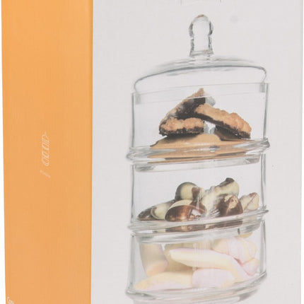 Cosy & Trendy Bonbonniere - Glas - Ø 12 cm x 22.4 cm - 3-Laags