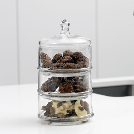Cosy & Trendy Bonbonniere - Glas - Ø 12 cm x 22.4 cm - 3-Laags