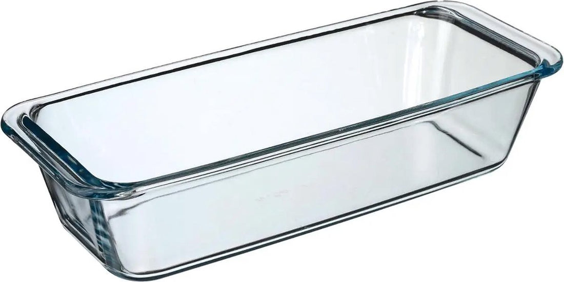Borcam Cake Pan - glass oven dish transparent 31 x 12 cm