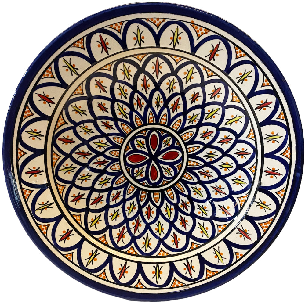 Plat Marocain Fait Main 35 cm