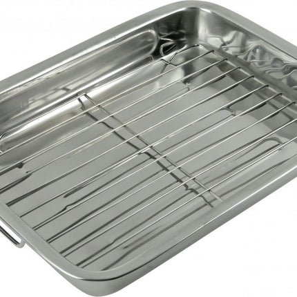 Braadblik, Bakplaat met Grill Rooster - 40 x 29.5 x 5.5 cm