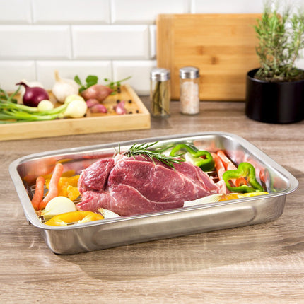 Braadblik, Bakplaat met Grill Rooster - 40 x 29.5 x 5.5 cm