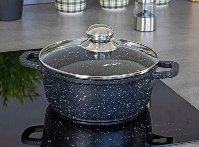 Kinghoff - Braadpan - met Aromaknop - 20 cm - 2.3 liter