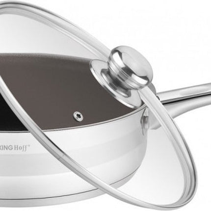 Kinghoff - Braadpan met deksel - RVS - 20 cm